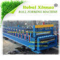 russia type xinnuo c10+c21 double layer roll forming punched ceiling machine